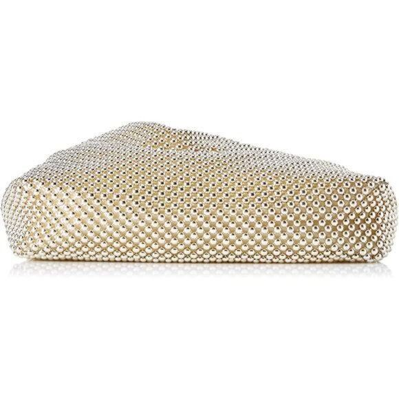 Jessica McClintock Womens Logan Mesh Pouch Evening Bag - Picture 4 of 7